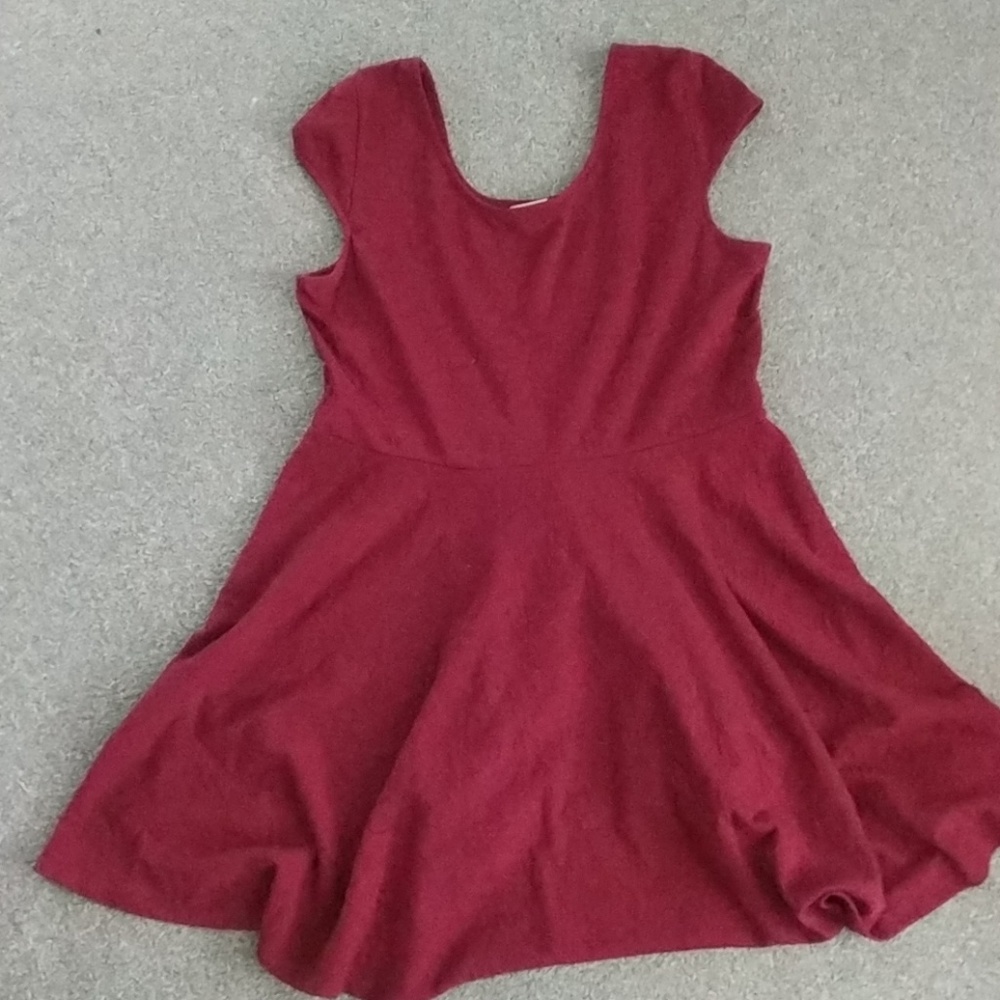 Red Skater Dress